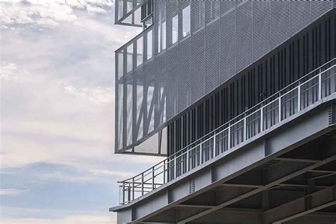 perforated metal mesh buildings